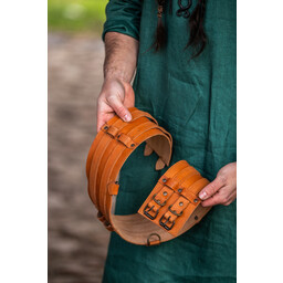 Viking riem Sif, lichtbruin - Celtic Webmerchant