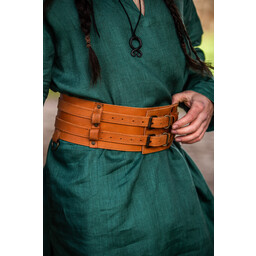 Viking belt Sif, light brown - Celtic Webmerchant