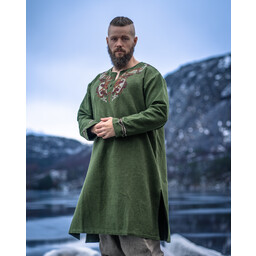 Tunika wikingów Snorri, zielona - Celtic Webmerchant