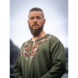 Viking tuniek tuniek Snorri, groen - Celtic Webmerchant