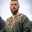 Túnica vikinga Snorri, verde - Celtic Webmerchant