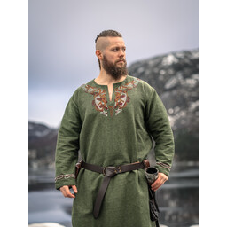 Túnica vikinga Snorri, verde - Celtic Webmerchant