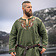 Leonardo Carbone Tunique Viking Snorri, vert - Celtic Webmerchant