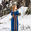 Early medieval dress Aelswith, blue - Celtic Webmerchant