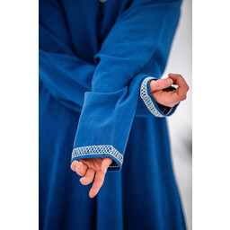 Frühmittelalterkleid Aelswith, blau - Celtic Webmerchant