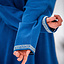 Frühmittelalterkleid Aelswith, blau - Celtic Webmerchant
