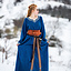 Frühmittelalterkleid Aelswith, blau - Celtic Webmerchant