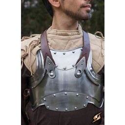 Merc stål-læder cuirass L/XL - Celtic Webmerchant