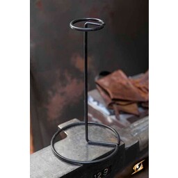 Metal (helmet) stand, black - Celtic Webmerchant