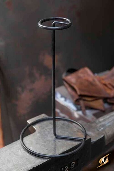 Metal (helmet) stand, black - Celtic Webmerchant