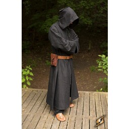 Medieval robe Benedict, sort - Celtic Webmerchant