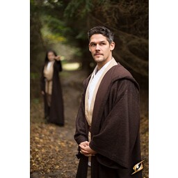 Medieval robe Osgar, brown - Celtic Webmerchant