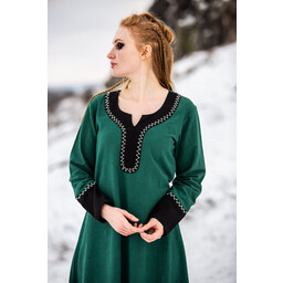 Vestido vikingo Lagertha, verde - Celtic Webmerchant