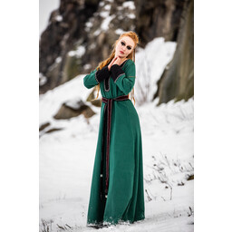 Vestido vikingo Lagertha, verde - Celtic Webmerchant