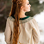 Abito vichingo Lagertha, naturale-verde - Celtic Webmerchant