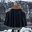 Manteau en fourrure John, noir - Celtic Webmerchant