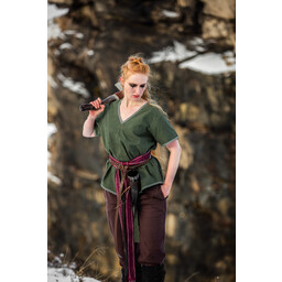 Tunica da valchiria Brynhild, verde - Celtic Webmerchant