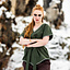 Tunica da valchiria Brynhild, verde - Celtic Webmerchant