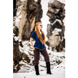 Tunica da valchiria Brynhild, blu - Celtic Webmerchant