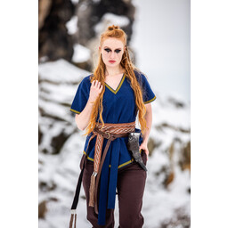 Túnica Valquiria Brynhild, azul - Celtic Webmerchant