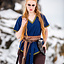 Tunika Valkyrie Brynhild, niebieska - Celtic Webmerchant