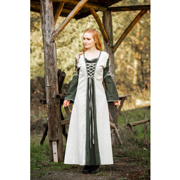 Middeleeuwse jurk Serena, groen - Celtic Webmerchant