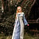 Leonardo Carbone Medieval dress Serena, blue - Celtic Webmerchant