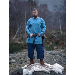 Linen Viking Trousers Odin, blue - Celtic Webmerchant
