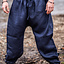 Linen Viking Trousers Odin, blue - Celtic Webmerchant