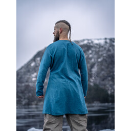 Linen Viking tunic Ragnar, blauw - Celtic Webmerchant