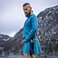 Tunique viking en lin Ragnar, bleu - Celtic Webmerchant