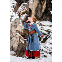 Kaftan viking Skadi, bleu - Celtic Webmerchant