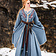 Leonardo Carbone Wikinger Kaftan Skadi, blau - Celtic Webmerchant