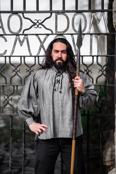 Camicia Wolf grigio - Celtic Webmerchant