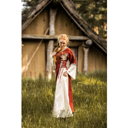 Dress Cleena cream-red - Celtic Webmerchant