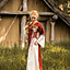 Kleid Cleena Creme-rot - Celtic Webmerchant