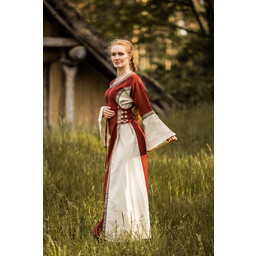 Dress Cleena cream-red - Celtic Webmerchant