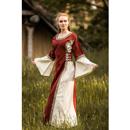 Kleid Cleena Creme-rot - Celtic Webmerchant