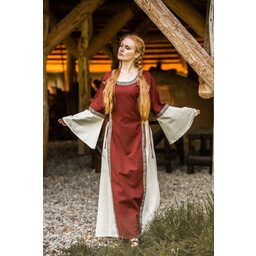 Dress Cleena cream-red - Celtic Webmerchant