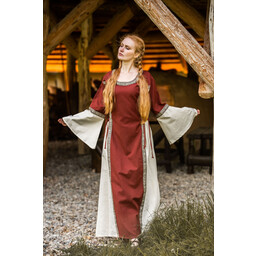 Sukienka Cleena kremowo-czerwony - Celtic Webmerchant