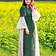 Leonardo Carbone Dress Cleena green-white - Celtic Webmerchant