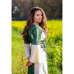 Sukienka Cleena zielono-biała - Celtic Webmerchant