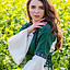 Robe Cleena vert et blanc - Celtic Webmerchant