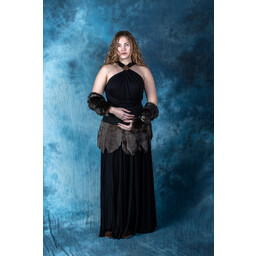 Göttinnenkleid Aphrodite, schwarz - Celtic Webmerchant