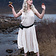 Gudinde Kjole Hera, beige - Celtic Webmerchant