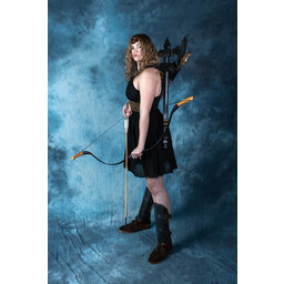 Goddess Dress Persephone, kort, sort - Celtic Webmerchant