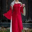 Robe médiévale isobel, rouge - Celtic Webmerchant