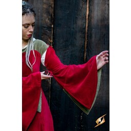 Medeltida klänning isobel, röd - Celtic Webmerchant