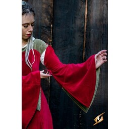 Robe médiévale isobel, rouge - Celtic Webmerchant