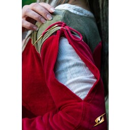 Medieval dress Isobel, red - Celtic Webmerchant